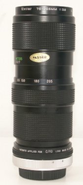 Vivitar 75-205mm f/3,8