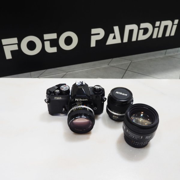 Nikon FM2 + 28 f/2.8 + 50 f/1.4 + 85 f/1.8