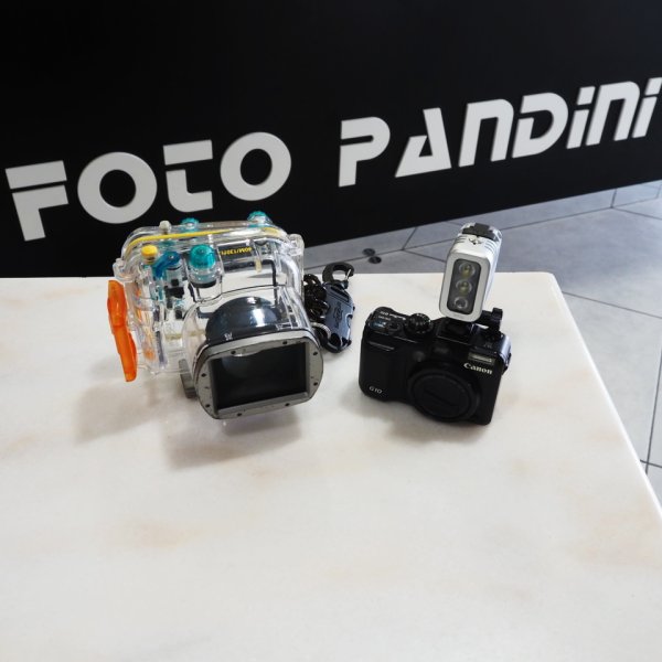 Canon G10 + Custodia Sub 30mt + Qudos