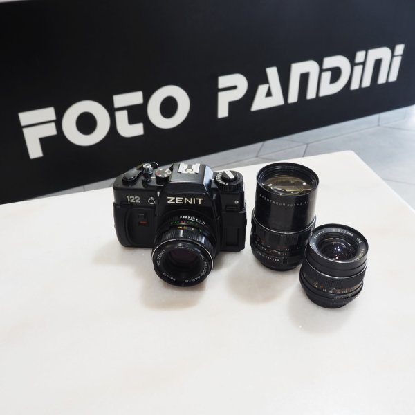 Zenit 122 + 28mm + 58mm +135mm