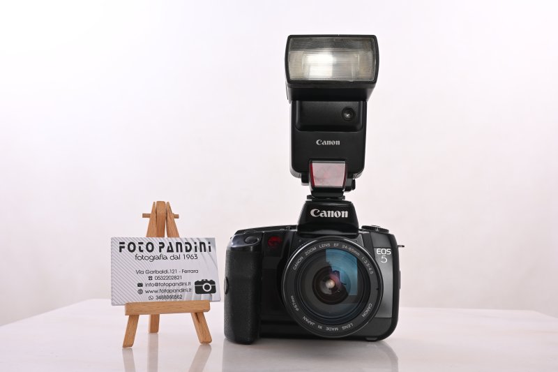 Canon EOS 5 + EF 24-85mm + EF430EZ